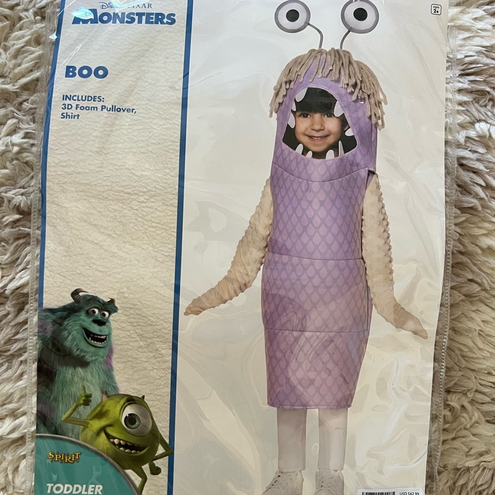 Disney Monsters Inc. Boo Costume